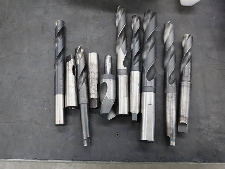 Large Straight Shank and Morse Tpaer Drills, Morse Taper Adapters