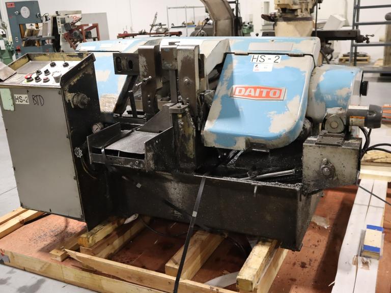 Daito GA260W Automatic Programmable Horizontal Bandsaw, 10.25" Max, 1.25" Blade, Programmable Multi Index Stock Feed