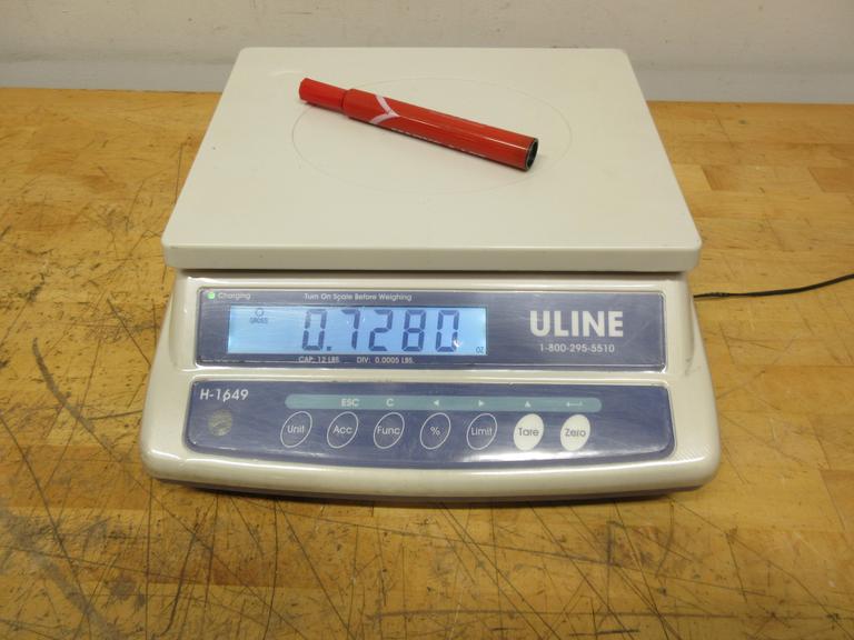 Uline H-1649 Easy-Count Scale - 12 lbs x .0005 lb, with AC Adapter Cord