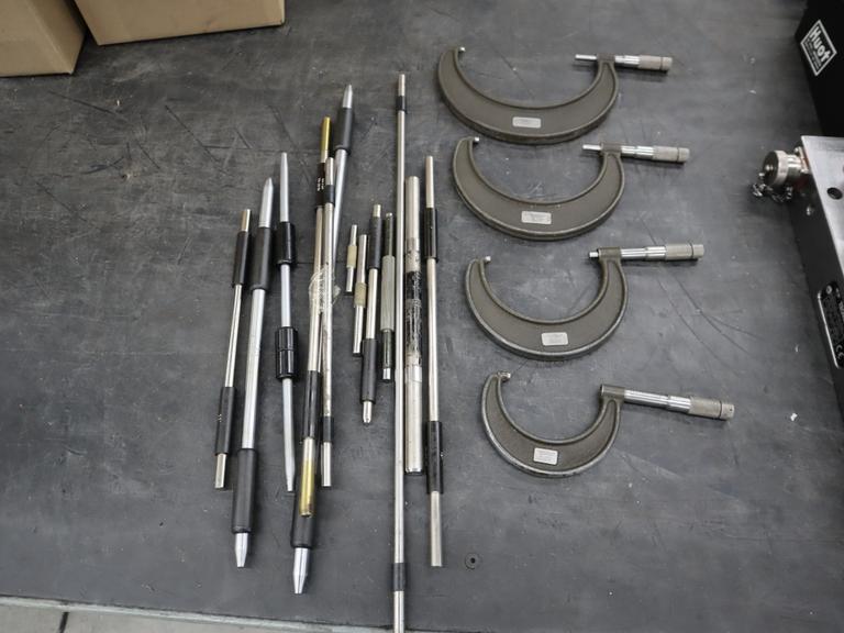 Lufkin Micrometers: 2-3", 3-4", 4-5", 5-6" and Many Large Micrometer Standards