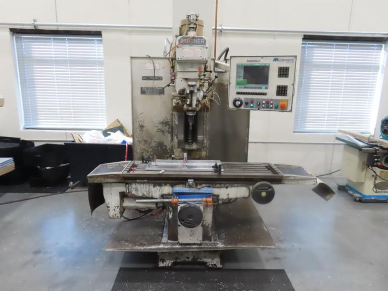Milltronics MB20-A CNC Vertical Machining Center, Centurion 6 CNC Control, 40"x20"x24" Travels, 40 Taper