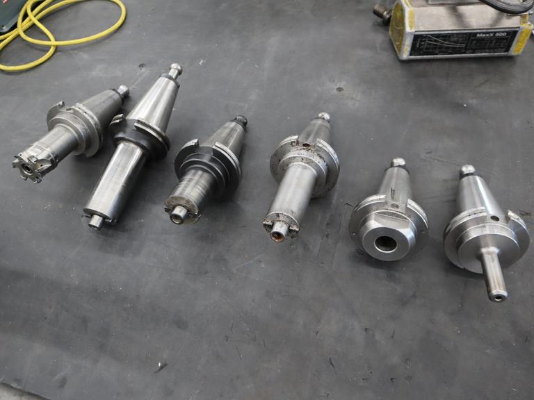 CT50 Taper Tool Holders: (6) Assorted, with Haas Retention Knobs