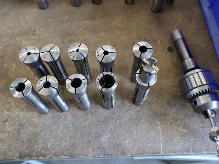 R8 Collets and Jacobs 0-1/2" Drill Chuck