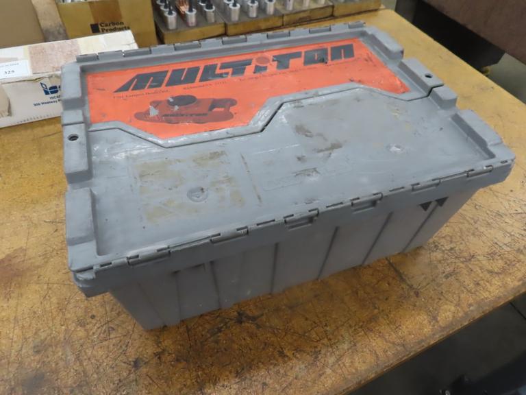 Multiton Industrial Roller Dolly Set with Case