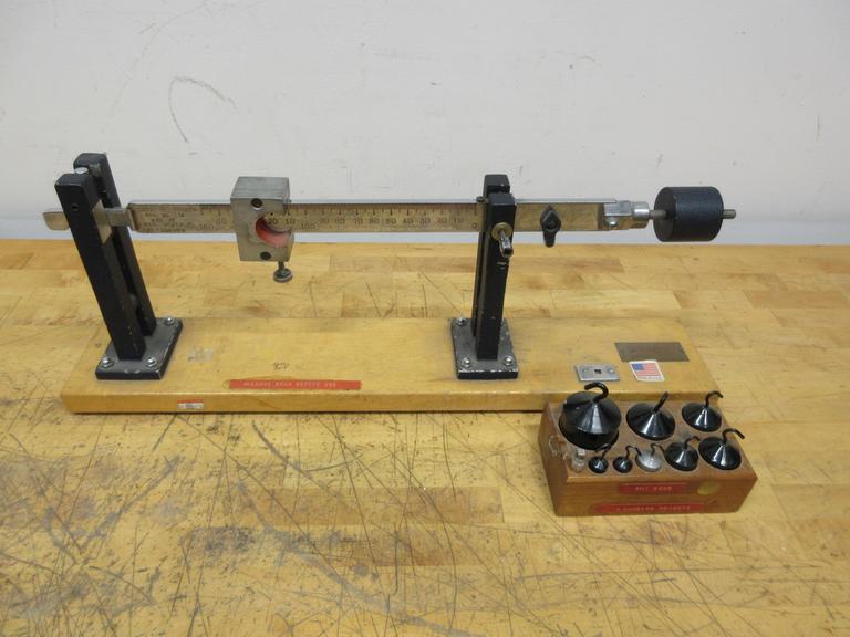 Proto-Chapman #6002 Calibrator Balance Beam Scale, Capacity 160 Inch Ounces, with Standard Weight Set
