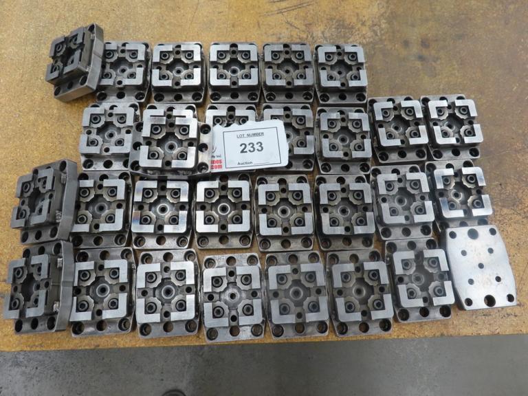  System 3R Macro Pallet / Electrode Holder w Shop Made Top Plates