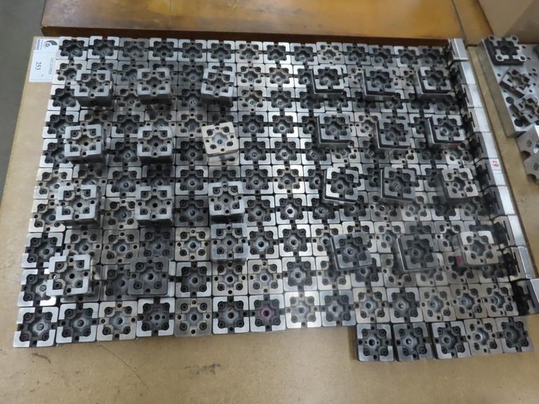 System 3R Macro Pallet / Electrode Holder w Shop Made Top Plates- Large Assortment