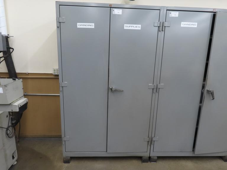Lyon 2-Door Metal Cabinet w Contents
