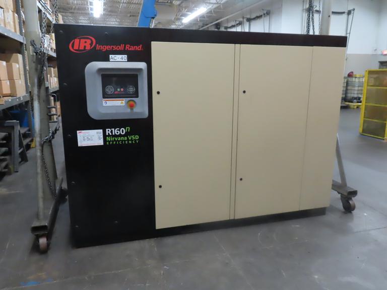 Ingersoll Rand R160N-W 200 HP Rotary Screw Air Compressor – 145 PSI – 460V 3PH – Nirvana VSD