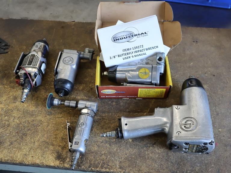 Pneumatic Tools, Air Wrenches and Grinders