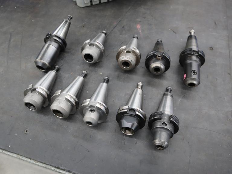 CT40 Taper Tool Holders: (10) End Mill Holders