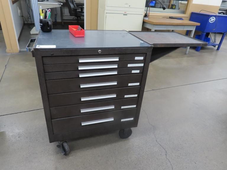 Kennedy 7 Drawer Tool Cabinet w Side Wing AND Contents