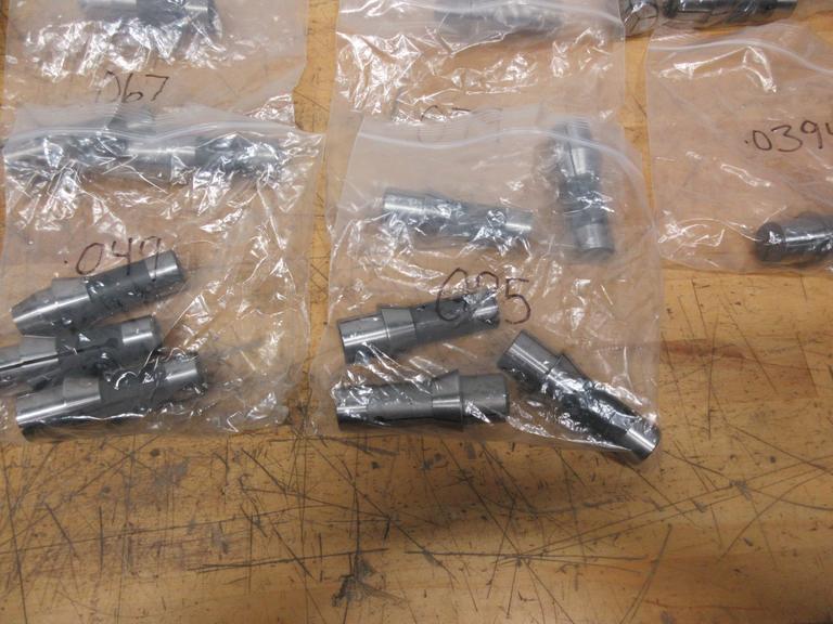 Citizen L20's Ext Nose Collet TF25EN, Assorted Sizes .020 - .080 (35 Pcs)