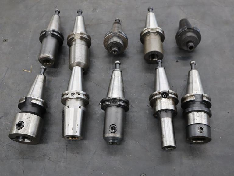 CT 40 Taper Tool Holders, Assorted Mostly End Mill Holders