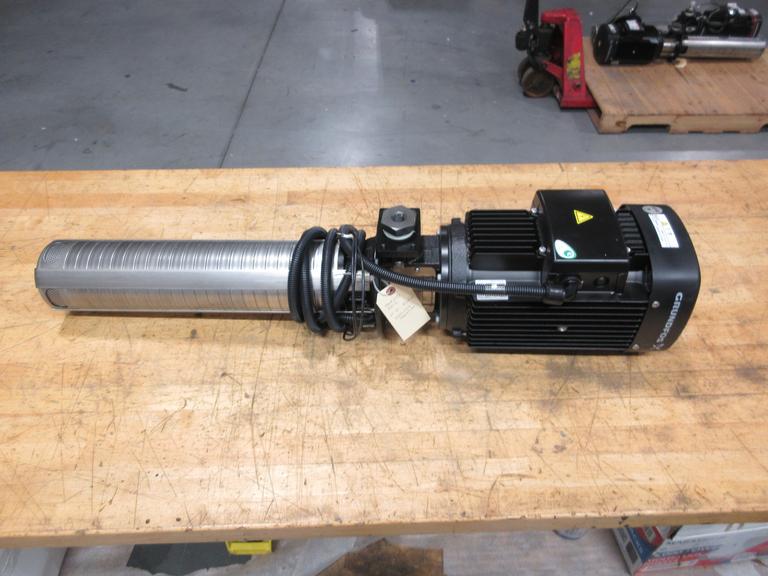 Grundfos MG100LC2-2828FT130-H3, Makino A51 HP Coolant Pump, 500 PSI Max, ***New Never Hooked Up***