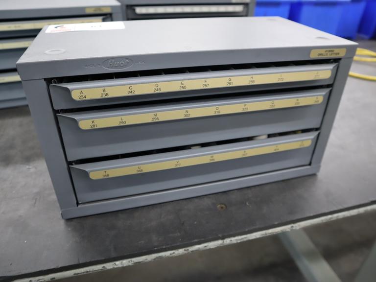 Huot Drill Index, Lettered Drills, 3 Drawer