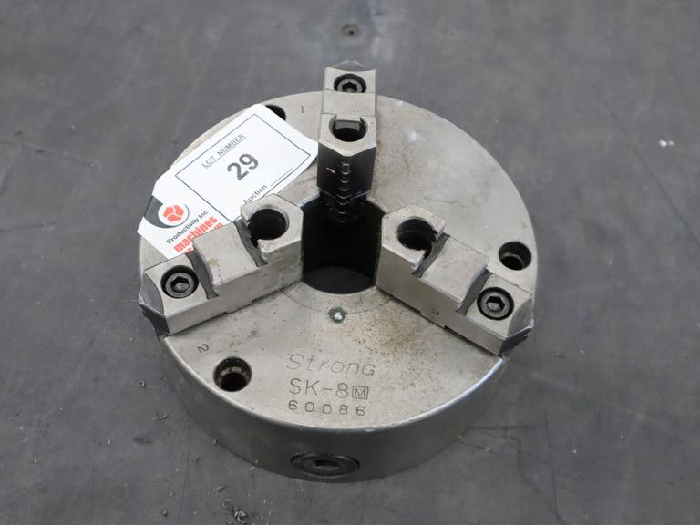 Strong SK8 8" 3-Jaw Chuck, 2" Hole