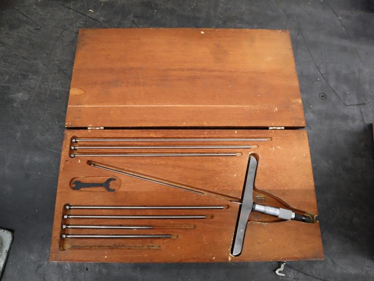Starrett Depth Micrometer with Case