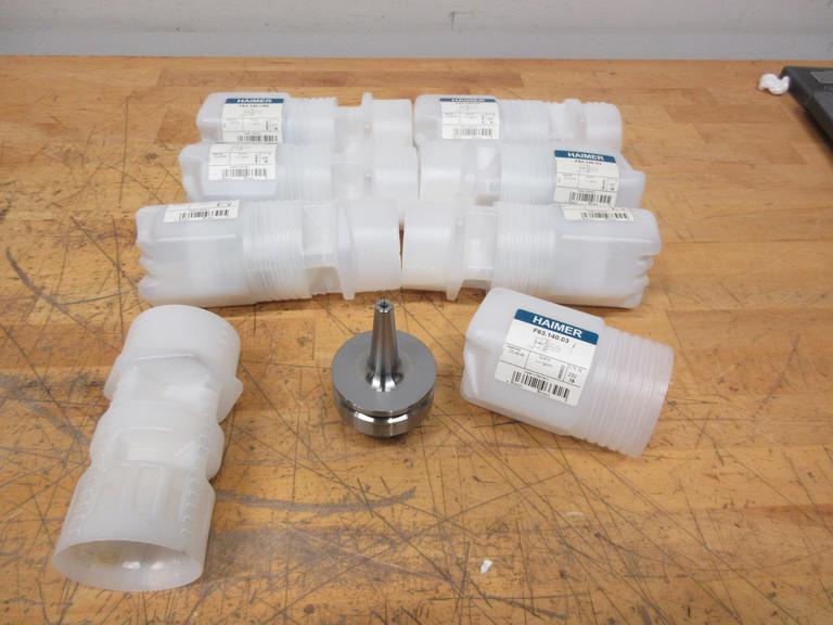 Haimer HSK63 Shrink Fit Tool Holders, (7 pcs) F63.140.03 Dia 3mm x 80, **New In Packages**