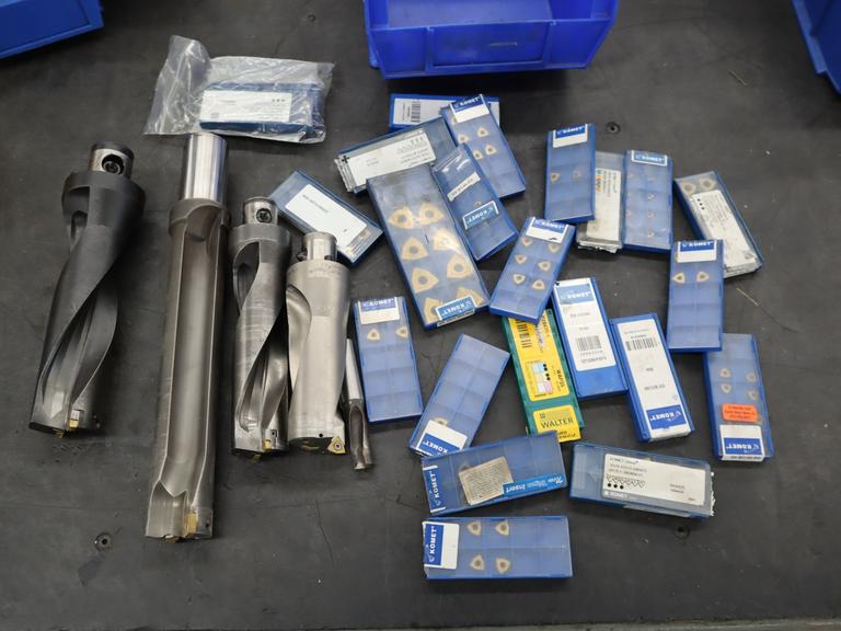Komet Insert Thru Spindle Coolant Drills, Assorted Komet Insets