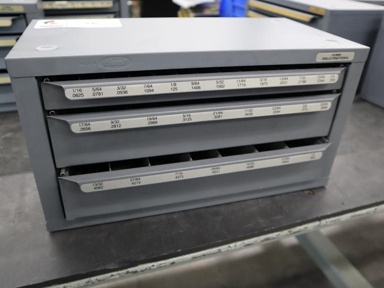 Huot Drill Index, Fractional Drills - 3 Drawer