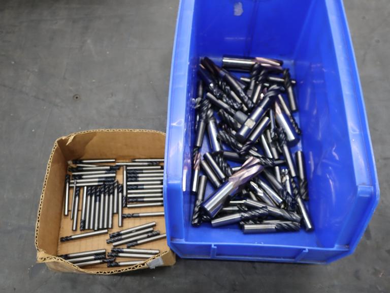 End Mills, Mostly Solid Carbide - Approx. 28 LBS