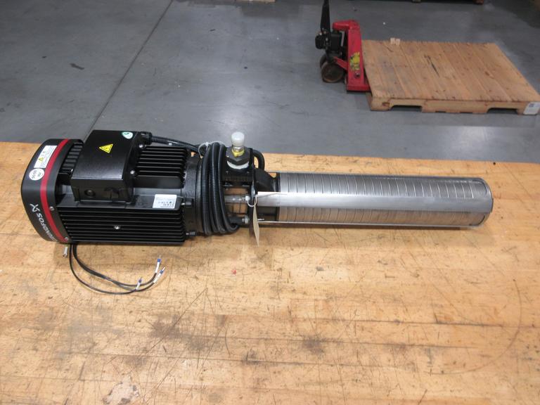 Grundfos MG100LC2-2828FT130-H3, Makino A51 HP Coolant Pump, 500 PSI Max, ***New Never Hooked Up***
