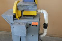 Kalamazoo Combination Belt and Disc Grinder, 12" Disk, 6" Belt w Metal Stand Work Tables