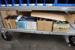 Portable Hardware Shelving with Fasteners and Hardware