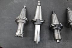 CT50 Taper Tool Holders: (6) Assorted, with Haas Retention Knobs