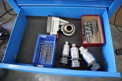 Darex XT3000 Expandable Tool Sharpener with Drawered Cabinet Base, Dust Collector