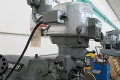 Bridgeport Series I-2HP Vertical Knee Mill, Sony Millman 2-Axis DRO, 9"x 48" Table, X-Axis Power Feed, Power Quill Feed, Chrome Ways