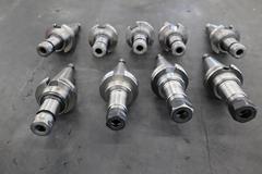 CT40 Taper Tool Holders: (6) Nikken SK-10, (2) Rego Fix ER20, (1) Rego Fix ER16 Collet Holders
