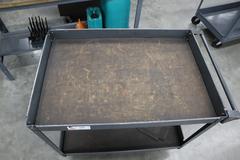 Metal Tool Cart 40" x 25" x 33", 2 Shelves