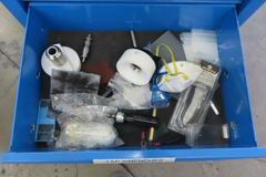 Xcel Two Drawer/2 Door Potable Cabinet On Casters w Contents, Locks and Keys