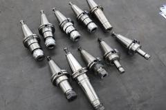 CT40 Taper Tool Holders: (4) Nikken Sk-16B, (1) Nikken SK-15B, (2) SK-6, (3) ER20 Collet Holders