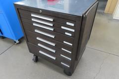 Kennedy 7 Drawer Tool Cabinet w Side Wing AND Contents
