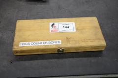 Yankee HSS Counterbores in Wood Divider Case