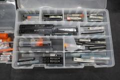Perishable Cutting Tools, Some Carbide: Taps, Drill, Milling Cutters in 2 Divider Boxes