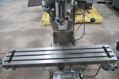 Bridgeport Series I-2HP Vertical Knee Mill, 2-Axis DRO, 9" x 48" Table, Power Table Feed