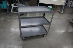 Uline Metal Tool Cart, 3 Shelves
