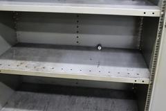 Metal Cabinet, 2 Door, 5 Adjustable Shelves - Contents