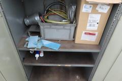 Cabinet 2 Door w Contents of Assorted Shop Supplies
