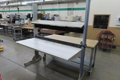 Adjustable Work Bench w Power Strip