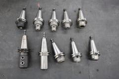 CT40 Taper Tool Holders: (10) End Mill Holders