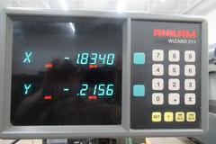 Bridgeport Series I-2HP Vertical Knee Mill, 2-Axis DRO, 9" x 48" Table, Power Table Feed