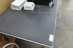 Heavy Duty Steel Table w Plastic Surface - NO CONTENTS