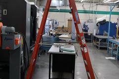 Werner Fiberglass 10' Step Ladder, 300# Capacity
