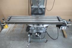 Bridgeport Series I-2HP Vertical Knee Mill, Sony Millman 2-Axis DRO, 9"x 48" Table, X-Axis Power Feed, Power Quill Feed, Chrome Ways
