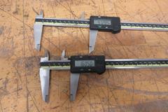 Mitutoyo (2pcs) ABSOLUTE Digimatic 12" Digital Caliper **Missing Thumb Rollers**
